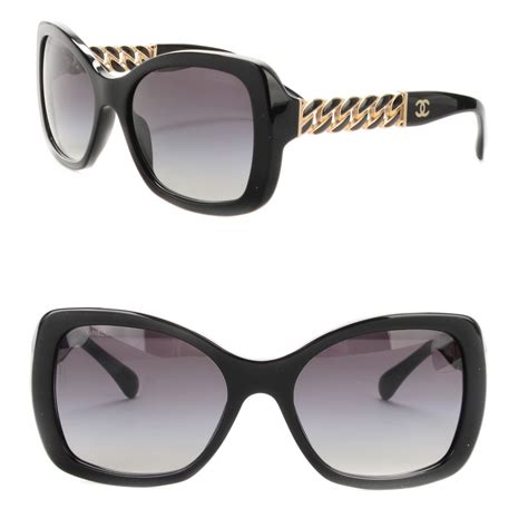 chanel square sunglasses with chain